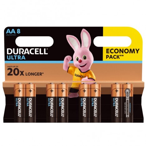 Bateria Duracell LR6 / AA / MN1500 (K8) Ultra Powercheck