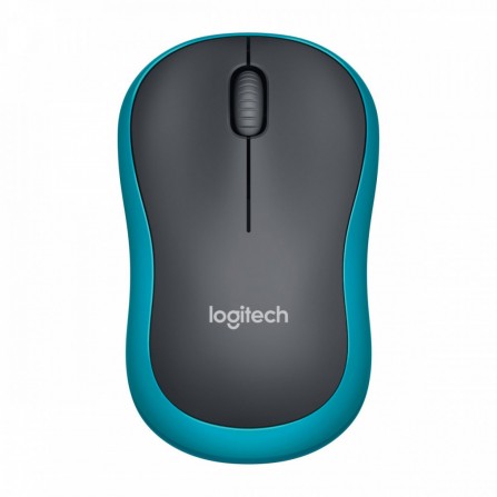 Logitech M185 mysz optyczna | bezprzewodowa | USB | black-blue