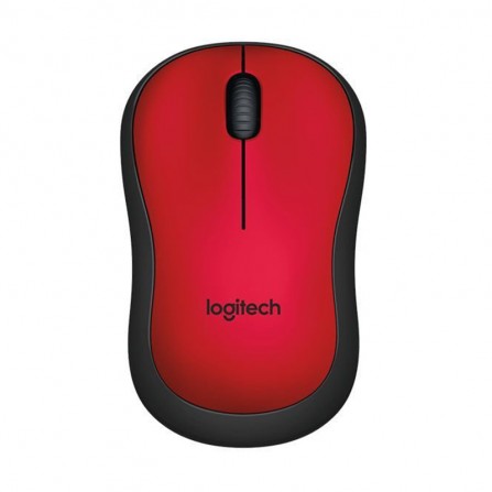Logitech M220 mysz optyczna | bezprzewodowa | USB Silent 2.4GHZ | czerwona