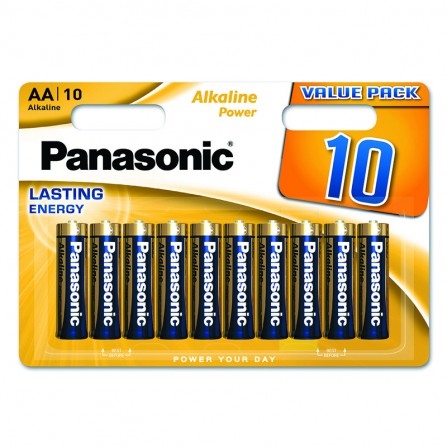Baterie Panasonic alkaliczne ALKALINE LR6/10 | 10szt.
